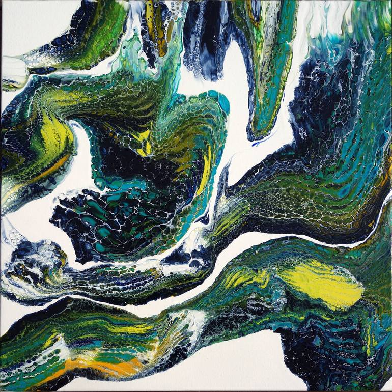 Print of Abstract Expressionism Abstract Paintings by Laurence Pierrat