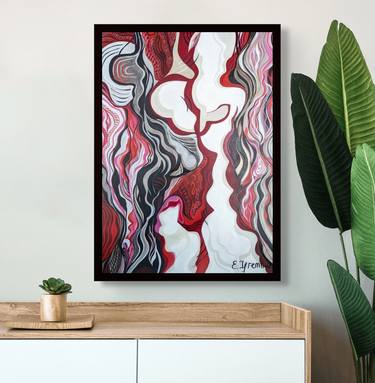 Original Modern Abstract Paintings by Elena Jfremova