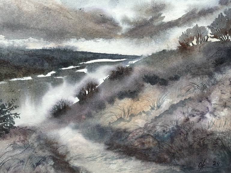 Original Realism Landscape Painting by Olga Kharyakova