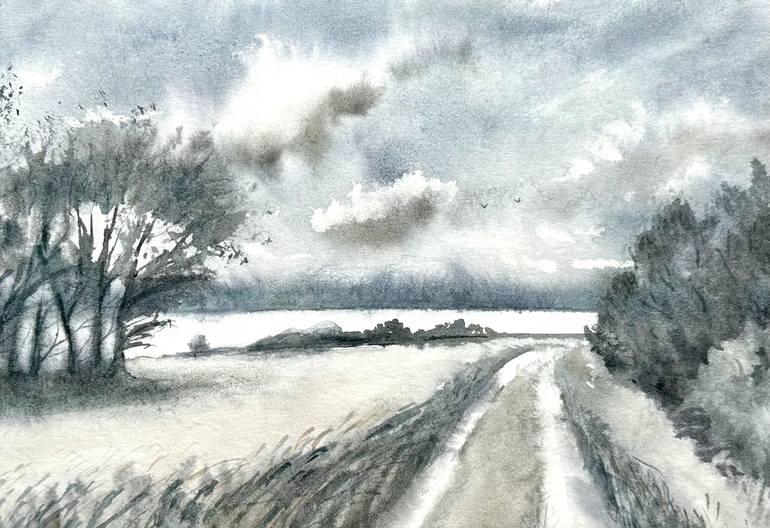 Original Realism Landscape Painting by Olga Kharyakova