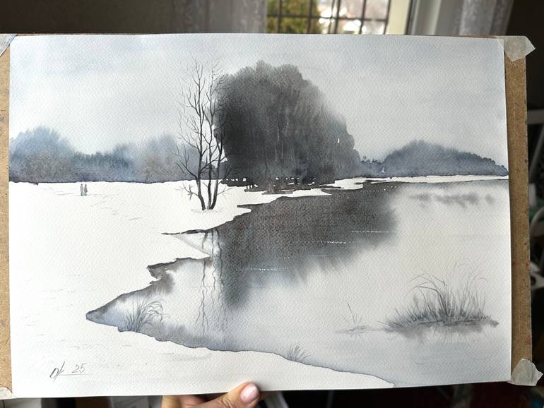 Original Realism Landscape Painting by Olga Kharyakova