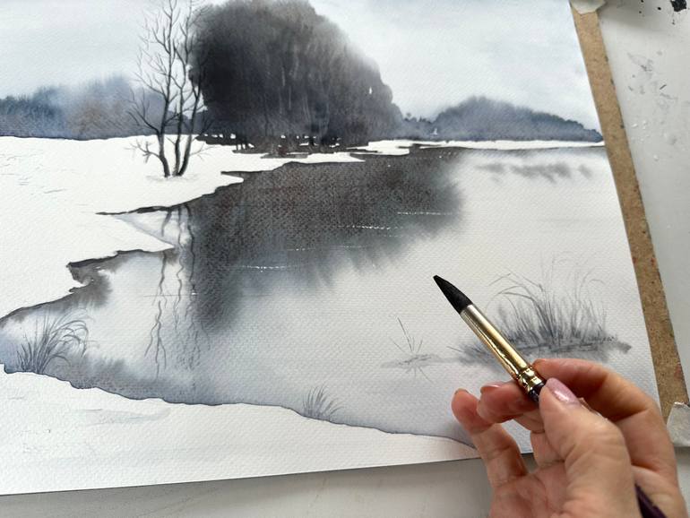 Original Realism Landscape Painting by Olga Kharyakova