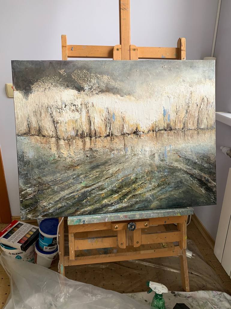 Original Abstract Expressionism Nature Painting by Olga Kharyakova