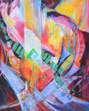 Print of Abstract Interiors Paintings by Olga Kharyakova