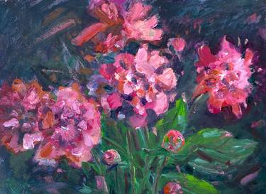 Original Expressionism Floral Paintings by Olga Kharyakova