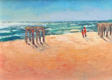 Print of Beach Paintings by Olga Kharyakova