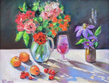 Original Fine Art Still Life Paintings by Olga Kharyakova