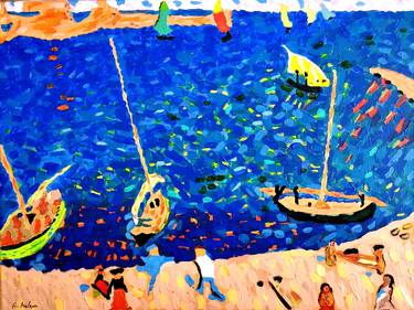 Homage to André Derain - Boats in Collioure thumb