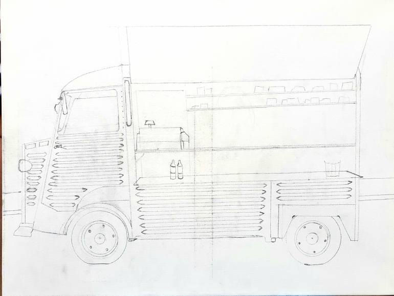 Original Figurative Car Painting by Ron Gielgun