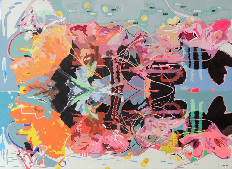 Original Abstract Paintings by Jacek Krzysik