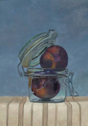 Plums in a jar thumb