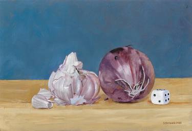 Original Still Life Paintings by Jacek Krzysik