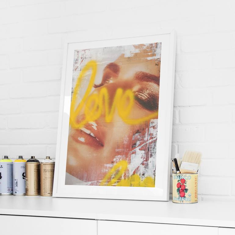 Original Modernism Love Collage by Aaron Haxton