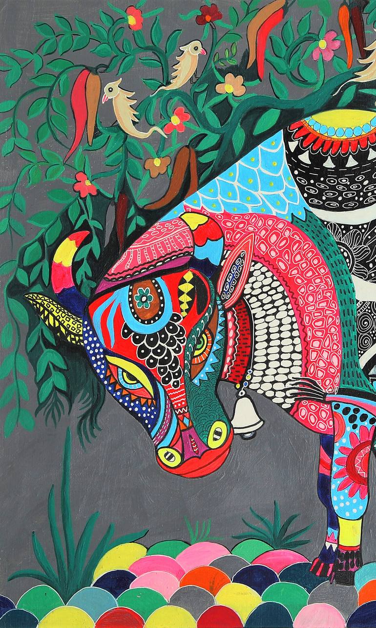 Original Conceptual Love Painting by Veenana Official