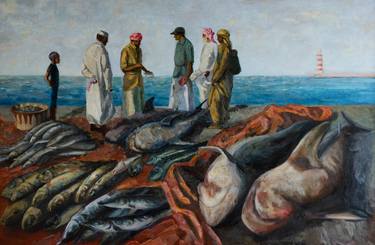 Print of Impressionism Fish Paintings by Svetlana Schiel