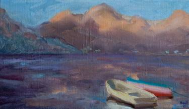 Print of Impressionism Sailboat Paintings by Svetlana Schiel