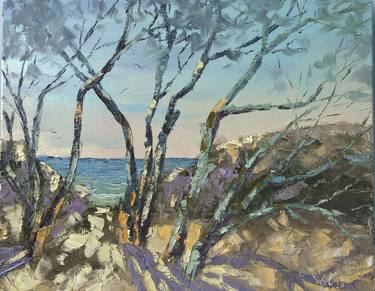Print of Impressionism Beach Paintings by Svetlana Schiel