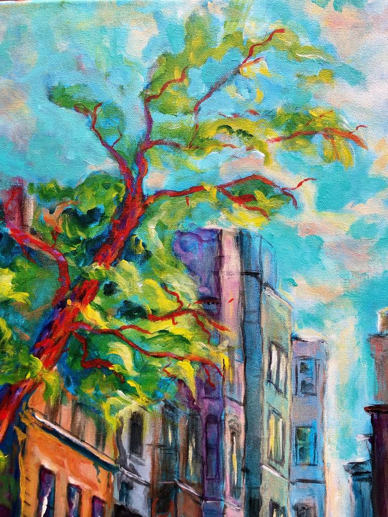 Original Impressionism Architecture Painting by Berrak Ergul Lajoie