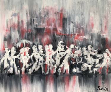 Original Conceptual Abstract Paintings by Berrak Ergul Lajoie