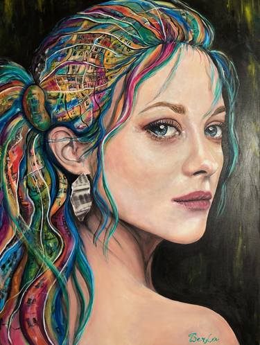 Original Portrait Paintings by Berrak Ergul Lajoie