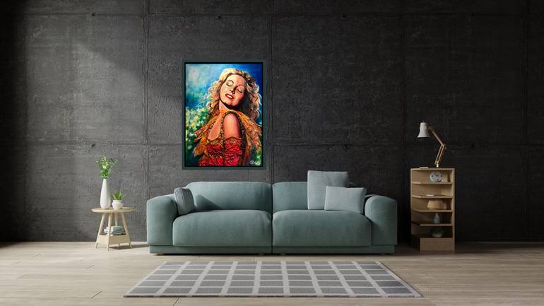 Original Figurative People Painting by Berrak Ergul Lajoie