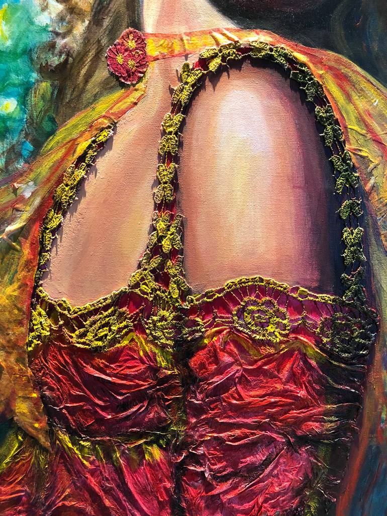 Original Figurative People Painting by Berrak Ergul Lajoie