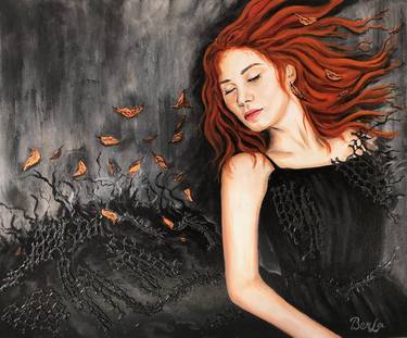 Original Conceptual Portrait Paintings by Berrak Ergul Lajoie