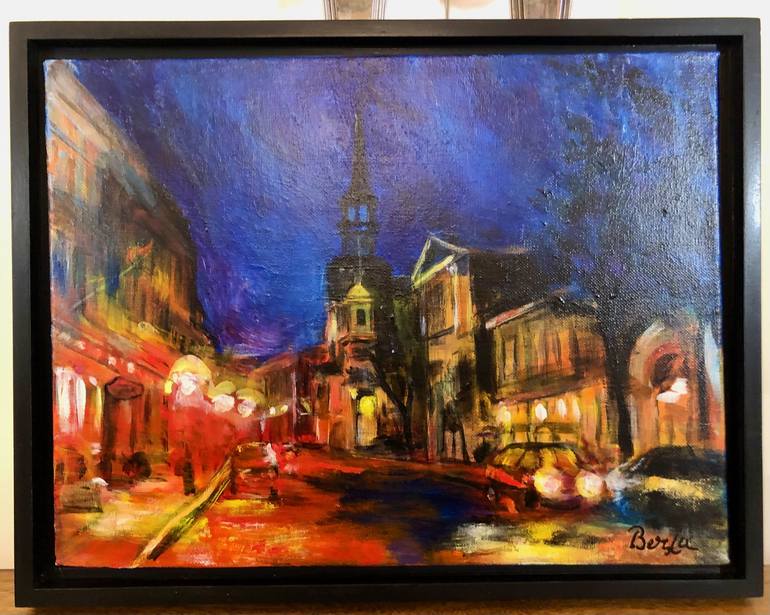 Original Fine Art Landscape Painting by Berrak Ergul Lajoie