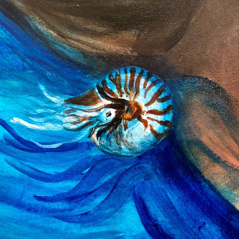 Original Conceptual People Painting by Berrak Ergul Lajoie