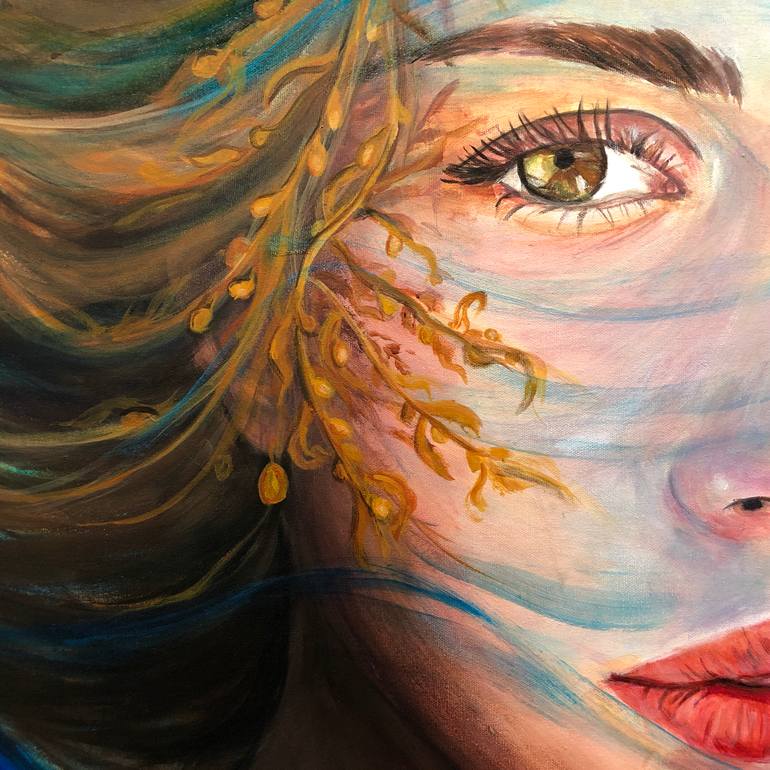 Original Conceptual People Painting by Berrak Ergul Lajoie