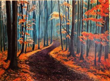 Original Landscape Paintings by Berrak Ergul Lajoie