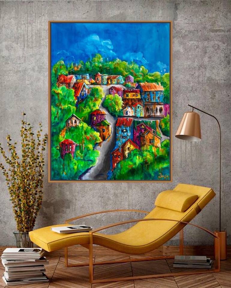 Original Landscape Painting by Berrak Ergul Lajoie