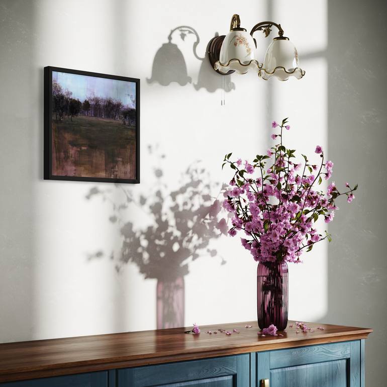 Original Contemporary Garden Painting by Eduard Warkentin