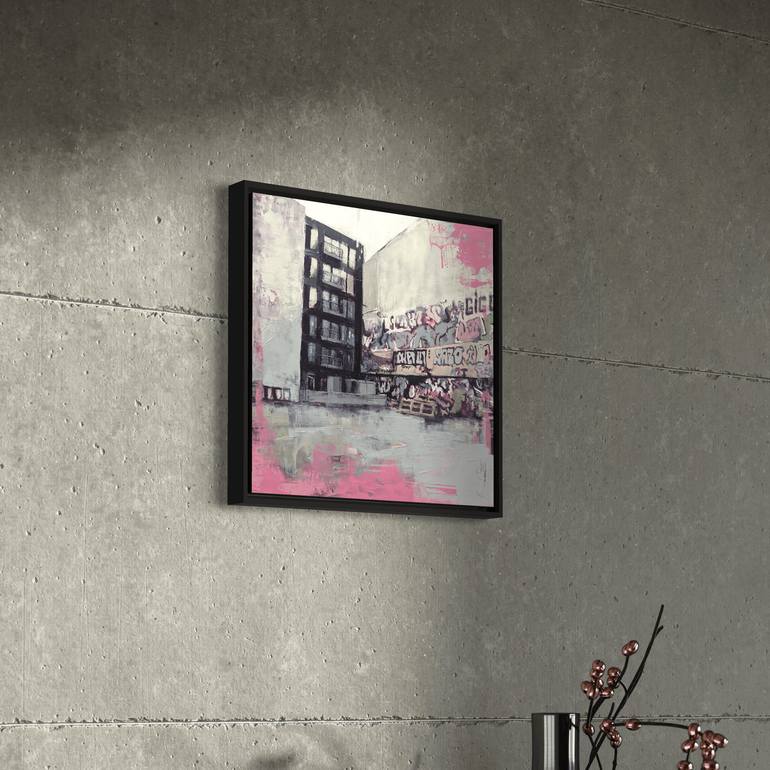 Original Impressionism Cities Painting by Eduard Warkentin