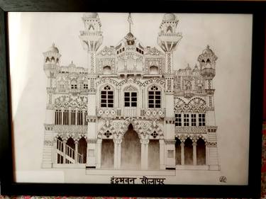 Original Architecture Drawing by Dimple Patel