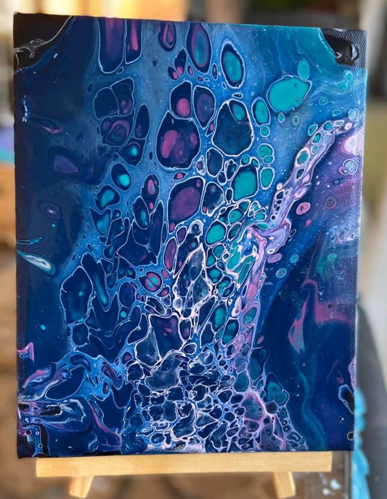 Bubbles Painting by Jessica Frederick | Saatchi Art