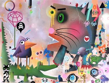 Print of Pop Art Animal Paintings by Michael Tierney