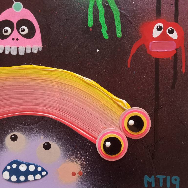 Original Street Art Graffiti Painting by Michael Tierney