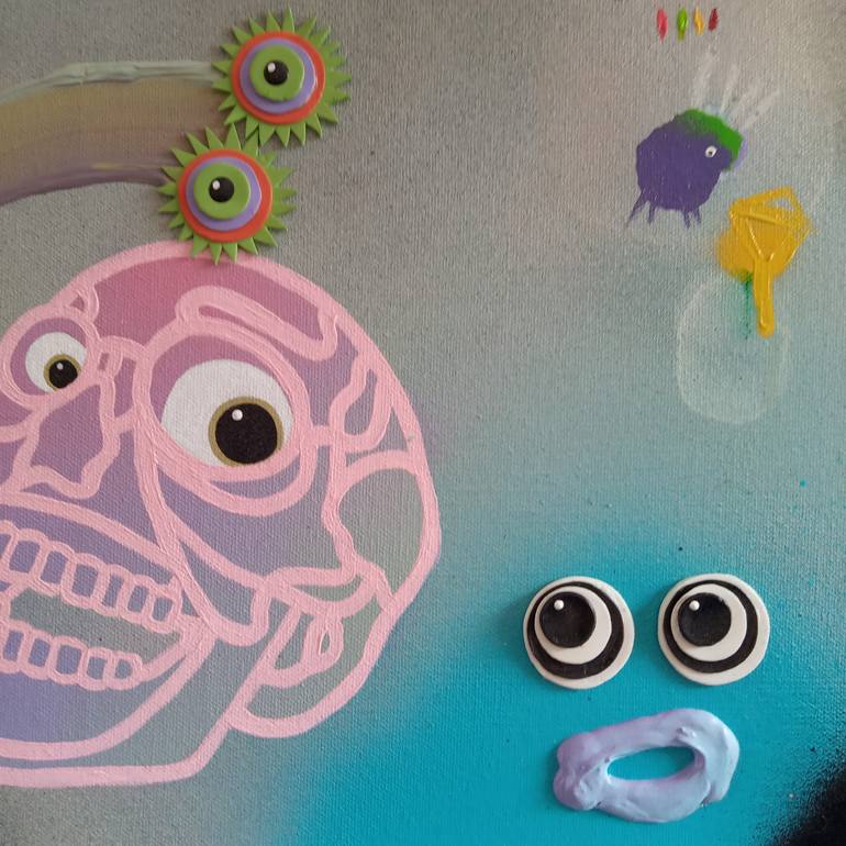 Original Pop Art Graffiti Painting by Michael Tierney