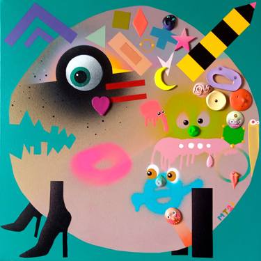 Original Pop Art Animal Paintings by Michael Tierney