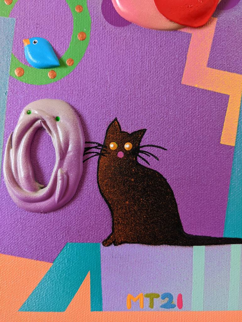 Original Street Art Animal Painting by Michael Tierney