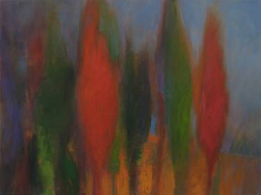 Original Abstract Tree Paintings by Don Gray