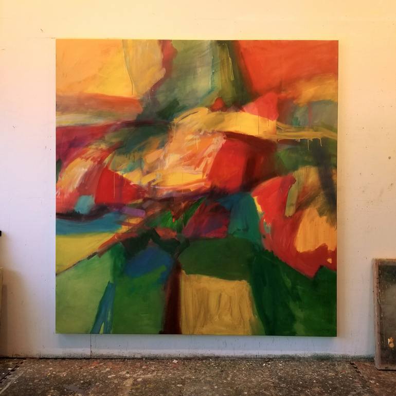Original Abstract Expressionism Abstract Painting by Don Gray