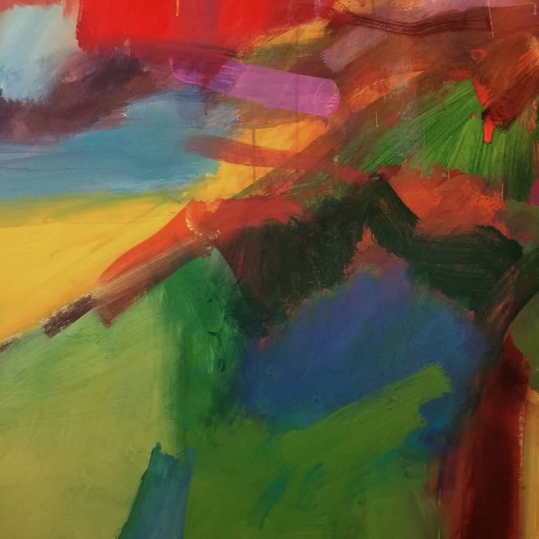 Original Abstract Expressionism Abstract Painting by Don Gray