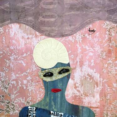 'The Girl From Ipanema' Cut Canvas & mixed materials thumb