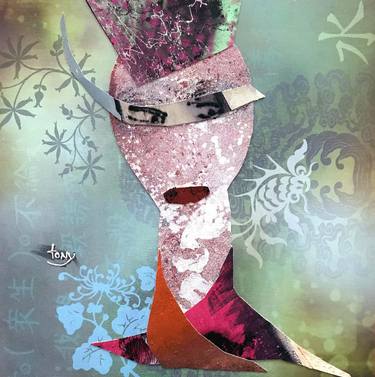 'Candy Perfume Girl' Mixed Materials on Luxury Card Stock thumb