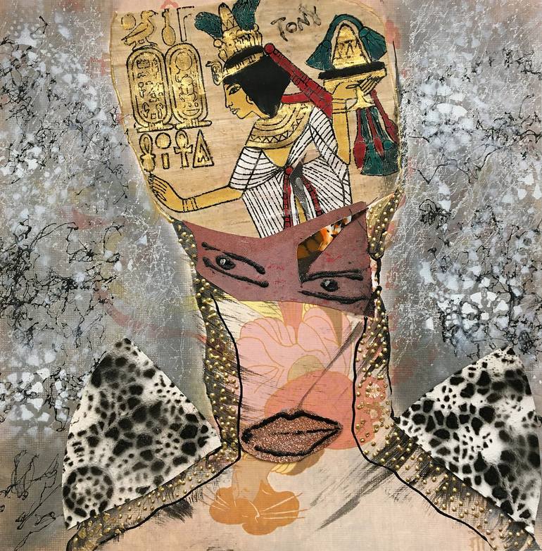 Original Figurative Abstract Collage by Tony Wynn
