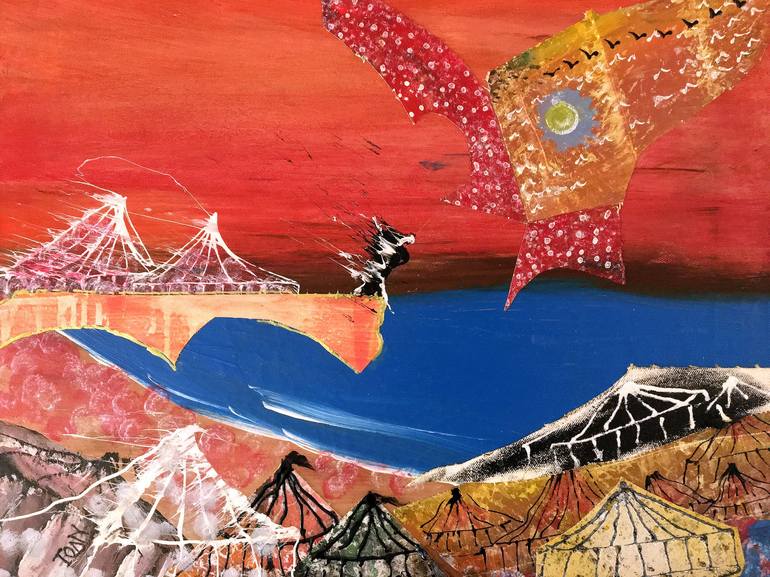 Print of Modern Abstract Paintings by Tony Wynn