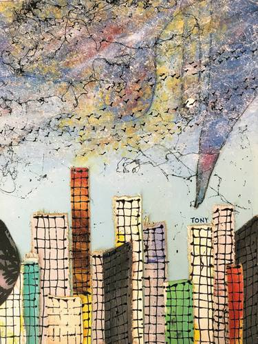 Print of Cities Paintings by Tony Wynn
