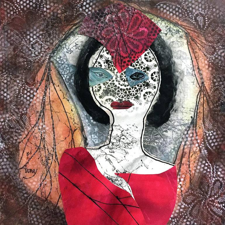 Original Abstract People Painting by Tony Wynn